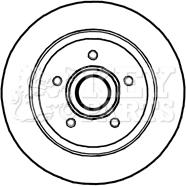 Key Parts KBD5840S - Спирачен диск vvparts.bg