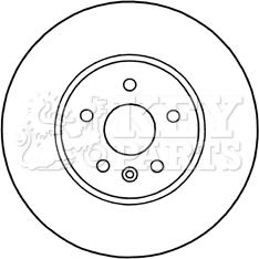 Key Parts KBD5314 - Спирачен диск vvparts.bg