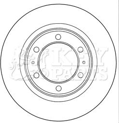 Key Parts KBD5289 - Спирачен диск vvparts.bg