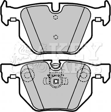 Japanparts JPP0108 - Комплект спирачно феродо, дискови спирачки vvparts.bg