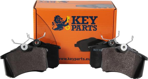 Key Parts KBP1512 - Комплект спирачно феродо, дискови спирачки vvparts.bg