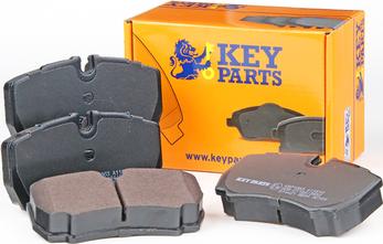 Key Parts KBP1863 - Комплект спирачно феродо, дискови спирачки vvparts.bg