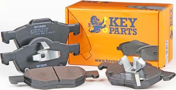 Key Parts KBP1883 - Комплект спирачно феродо, дискови спирачки vvparts.bg