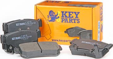 Key Parts KBP1790 - Комплект спирачно феродо, дискови спирачки vvparts.bg