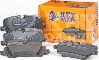 Key Parts KBP2415 - Комплект спирачно феродо, дискови спирачки vvparts.bg