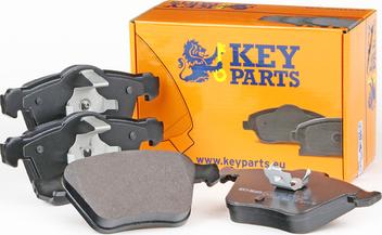 Key Parts KBP2022 - Комплект спирачно феродо, дискови спирачки vvparts.bg