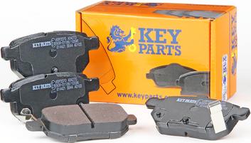 Key Parts KBP2070 - Комплект спирачно феродо, дискови спирачки vvparts.bg