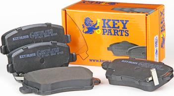 Key Parts KBP2166 - Комплект спирачно феродо, дискови спирачки vvparts.bg