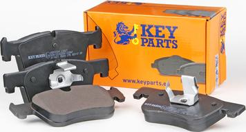 Key Parts KBP2334 - Комплект спирачно феродо, дискови спирачки vvparts.bg
