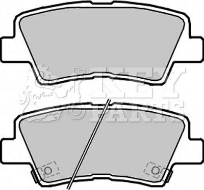 BENDIX 510795 - Комплект спирачно феродо, дискови спирачки vvparts.bg