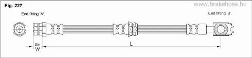 KK95KFT FT6204 - Спирачен маркуч vvparts.bg