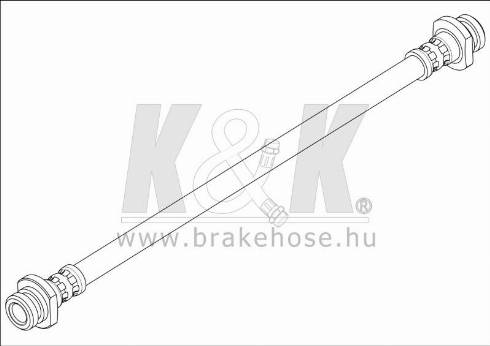 KK95KFT FT1588 - Спирачен маркуч vvparts.bg