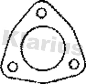 Klarius 410572 - Уплътнение, изпускателни тръби vvparts.bg