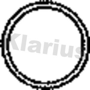 Klarius 410157 - Уплътнение, изпускателни тръби vvparts.bg