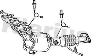 Klarius 312882 - Катализатор vvparts.bg