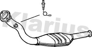 Klarius 380023 - Катализатор vvparts.bg