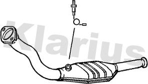 Klarius 380021 - Катализатор vvparts.bg