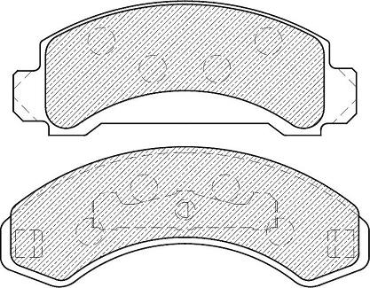 Klaxcar France 24611z - Комплект спирачно феродо, дискови спирачки vvparts.bg