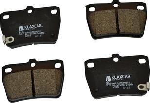 Klaxcar France 24047z - Комплект спирачно феродо, дискови спирачки vvparts.bg