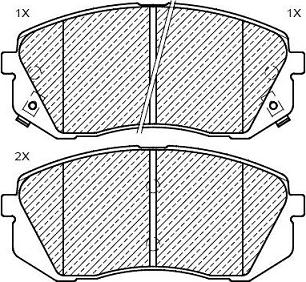 Klaxcar France 24194z - Комплект спирачно феродо, дискови спирачки vvparts.bg