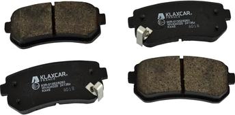 Klaxcar France 24136z - Комплект спирачно феродо, дискови спирачки vvparts.bg