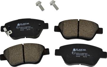 Klaxcar France 24174z - Комплект спирачно феродо, дискови спирачки vvparts.bg