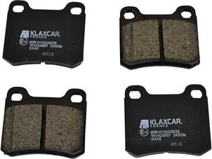 Klaxcar France 24303z - Комплект спирачно феродо, дискови спирачки vvparts.bg