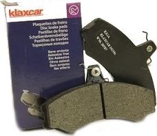 Klaxcar France 24239z - Комплект спирачно феродо, дискови спирачки vvparts.bg