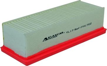 Klaxcar France FA170z - Въздушен филтър vvparts.bg