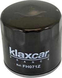 Klaxcar France FH071z - Маслен филтър vvparts.bg