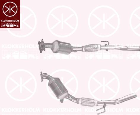 Klokkerholm 95168600 - Катализатор vvparts.bg