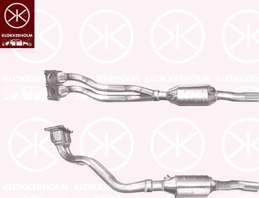 Klokkerholm 95238603 - Катализатор vvparts.bg