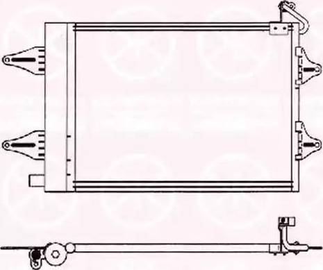 Klokkerholm 7514305007 - Кондензатор, климатизация vvparts.bg