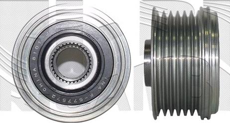 KM International FI23730 - Ремъчна шайба, генератор vvparts.bg