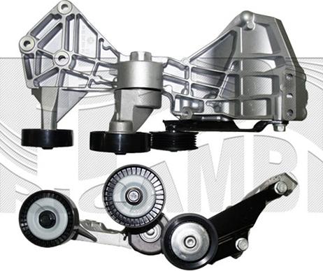 KM International FI22340 - Ремъчен обтегач, пистов ремък vvparts.bg