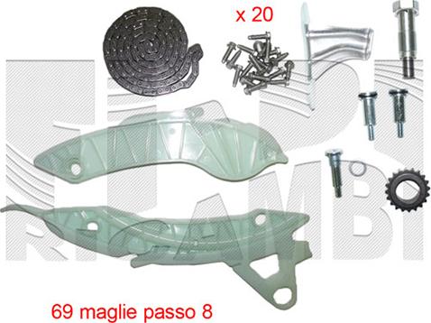 KM International KCD052 - Комплект ангренажна верига vvparts.bg