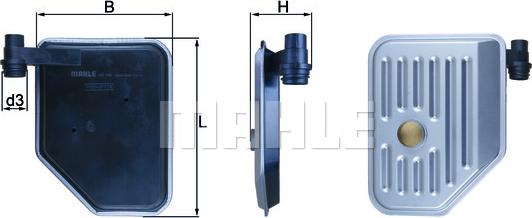 KNECHT HX 156 - Хидравличен филтър, автоматична предавателна кутия vvparts.bg