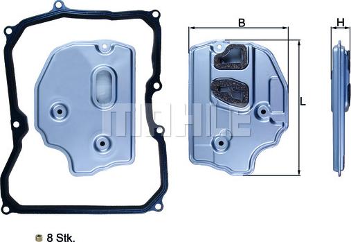 KNECHT HX 150KIT - Хидравличен филтър, автоматична предавателна кутия vvparts.bg