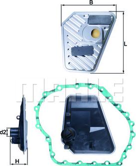 KNECHT HX 168D - Хидравличен филтър, автоматична предавателна кутия vvparts.bg