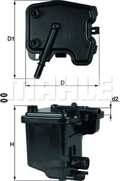 KNECHT KL 431D - Горивен филтър vvparts.bg