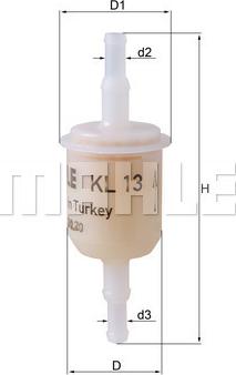 KNECHT KL13 - Горивен филтър vvparts.bg