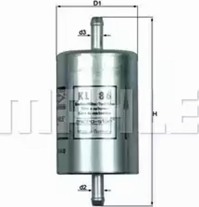 KNECHT KL 86 - Горивен филтър vvparts.bg