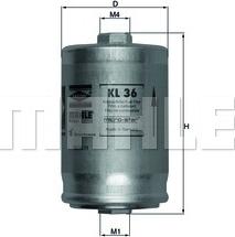 KNECHT KL 36 - Горивен филтър vvparts.bg