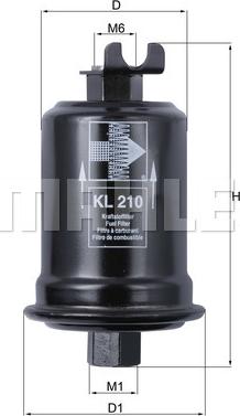 KNECHT KL 210 - Горивен филтър vvparts.bg