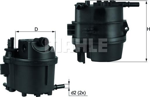 KNECHT KL 779 - Горивен филтър vvparts.bg