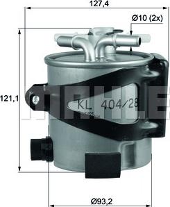 KNECHT KLH 44/25 - Горивен филтър vvparts.bg