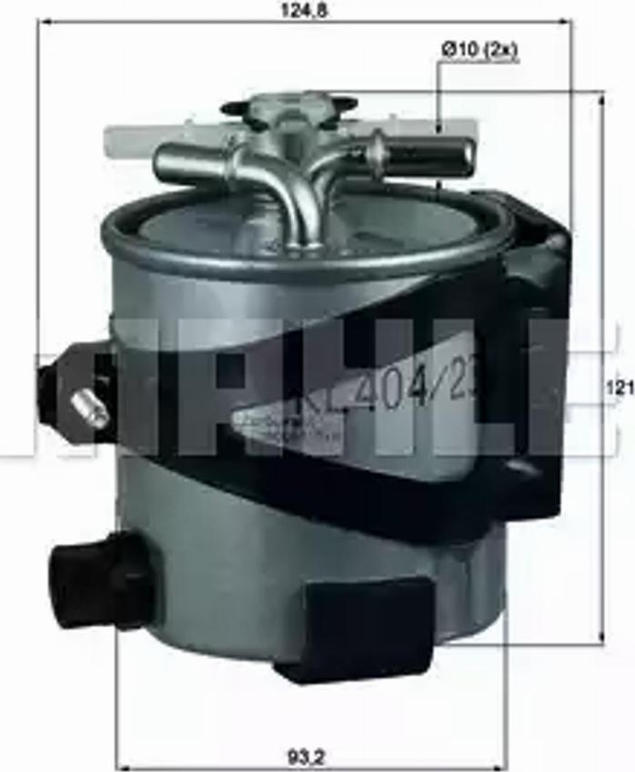 KNECHT KLH 44/22 - Горивен филтър vvparts.bg