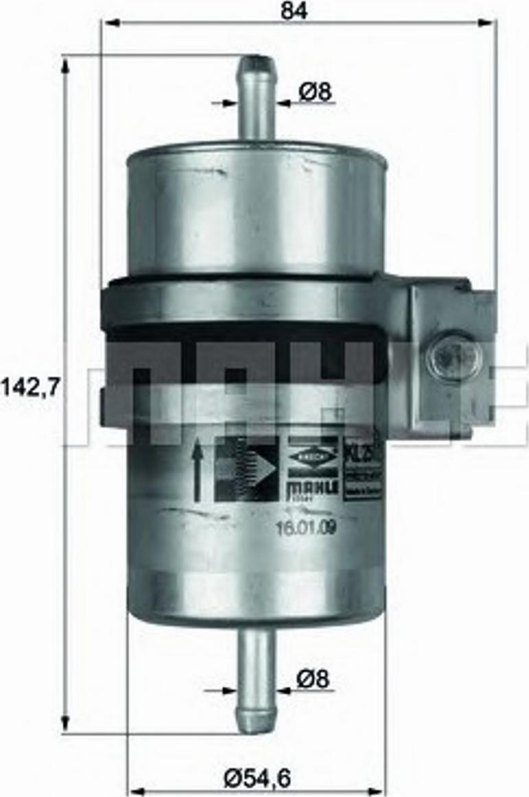 KNECHT KLH 29/1 - Горивен филтър vvparts.bg