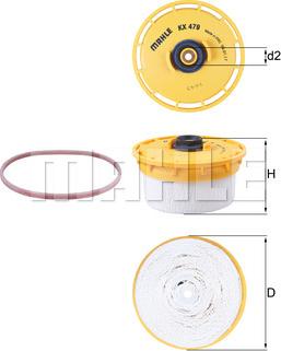 KNECHT KX 479D - Горивен филтър vvparts.bg