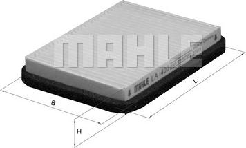 KNECHT LA 400 - Филтър купе (поленов филтър) vvparts.bg